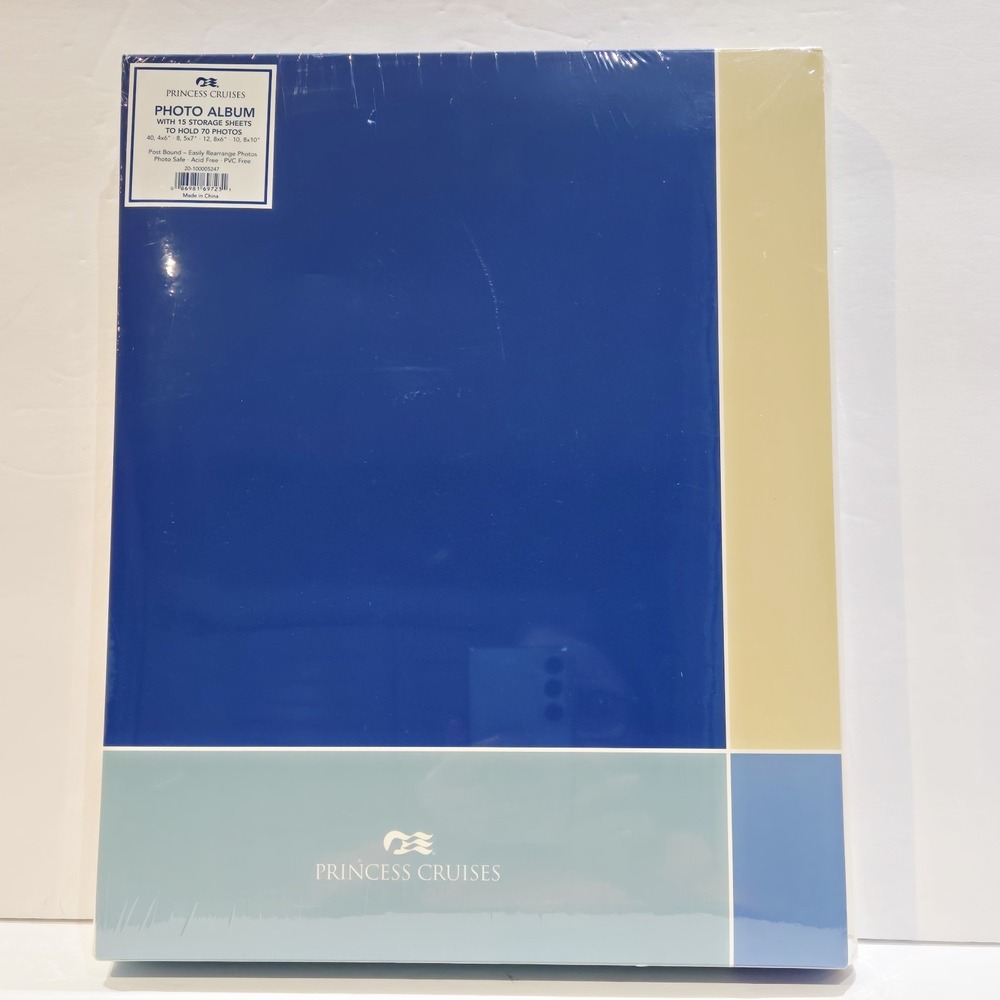 New Princess Cruises Memories At Sea Photo Album 15 Sheets Holds 70 Photos - Picture 2 of 9